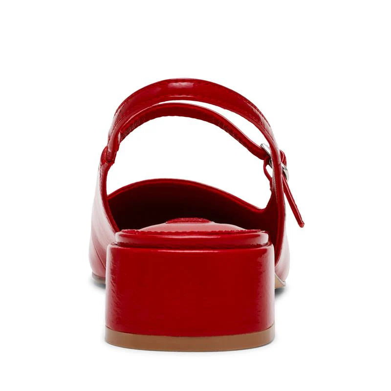 Marjorie slingback Cherry red
