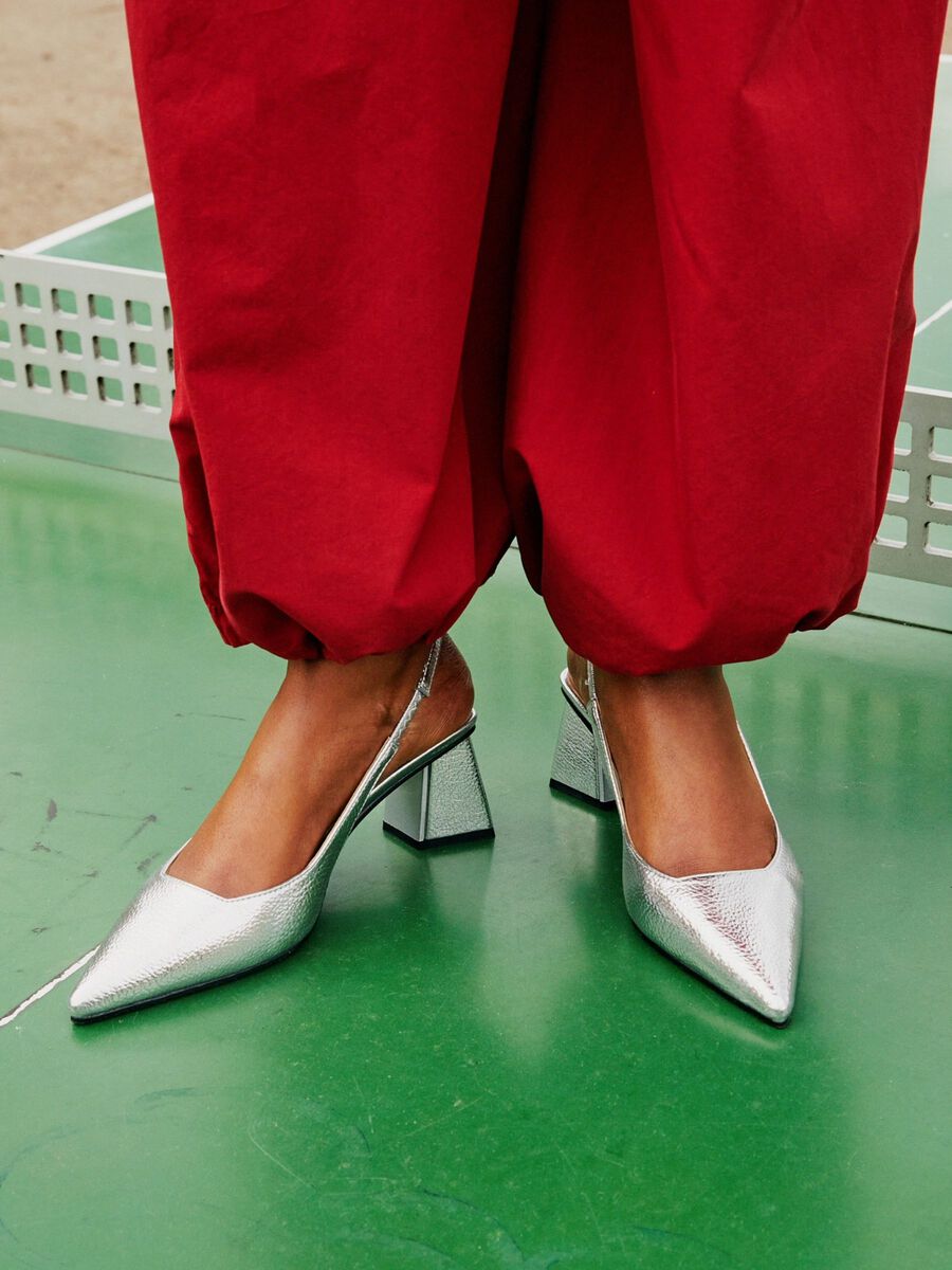 Maralyn slingback Silver