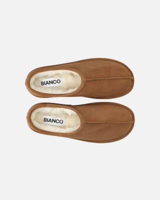 Snow Slip Shoe Cognac