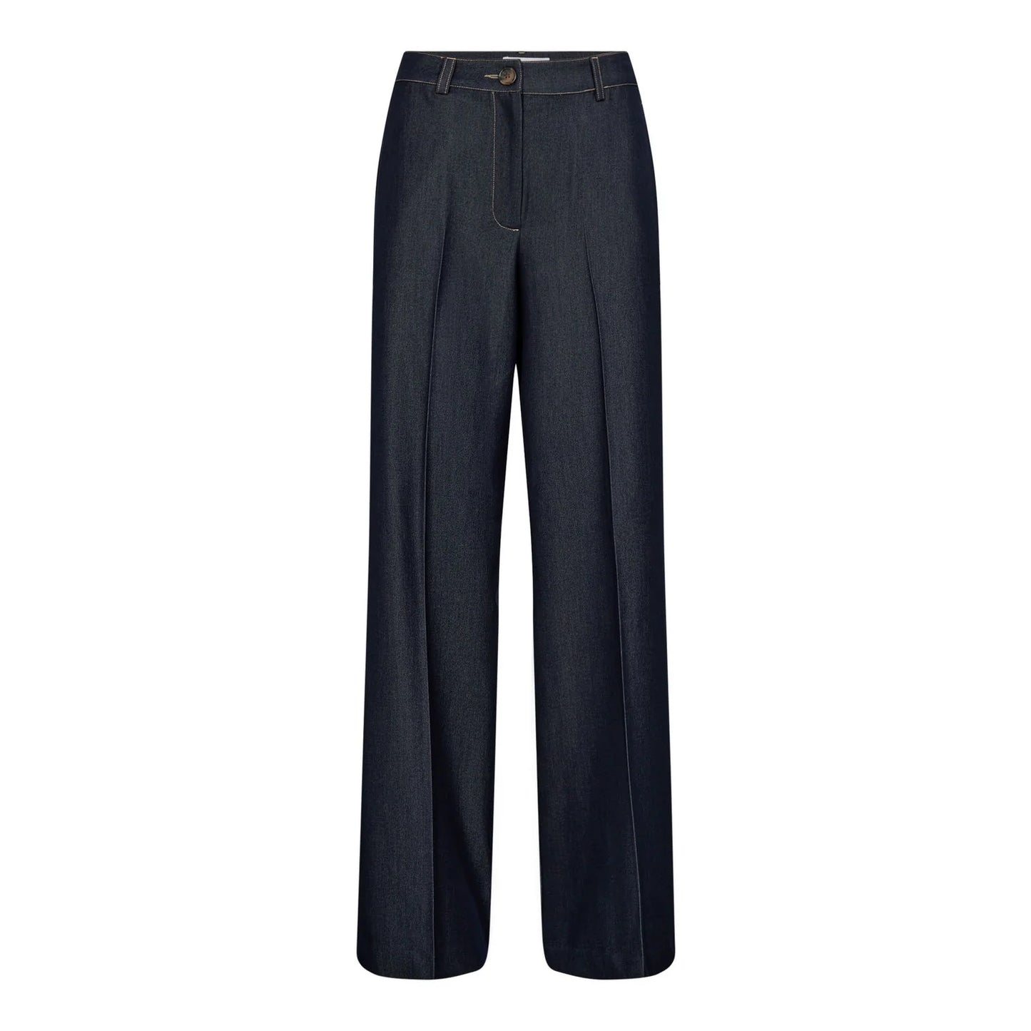 Terry denim pants Dark denim