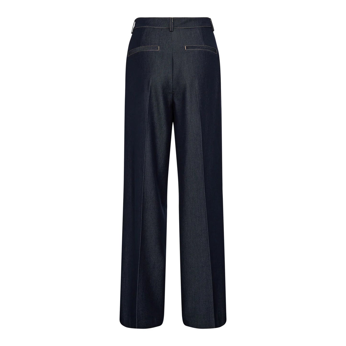 Terry denim pants Dark denim