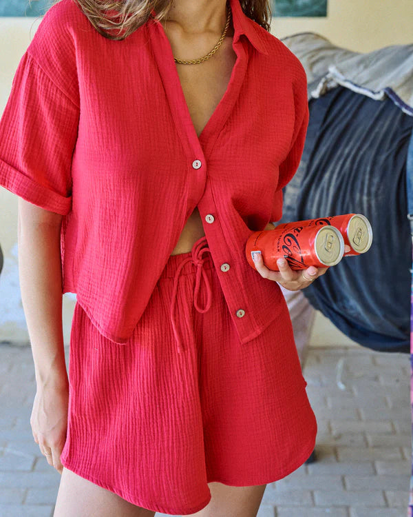 Solene short Framboise