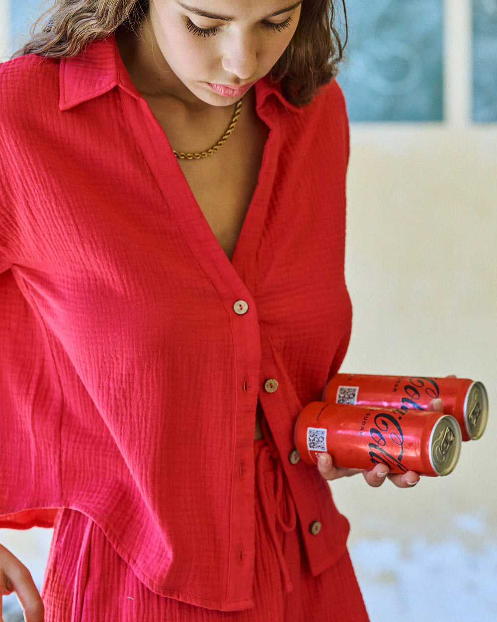 Blouse Cavane Framboise