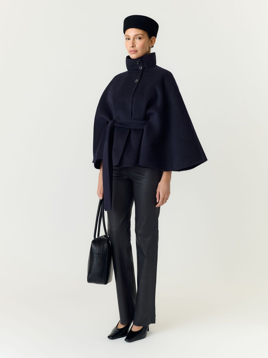 Almo handmade wool blend jacket Navy blazer