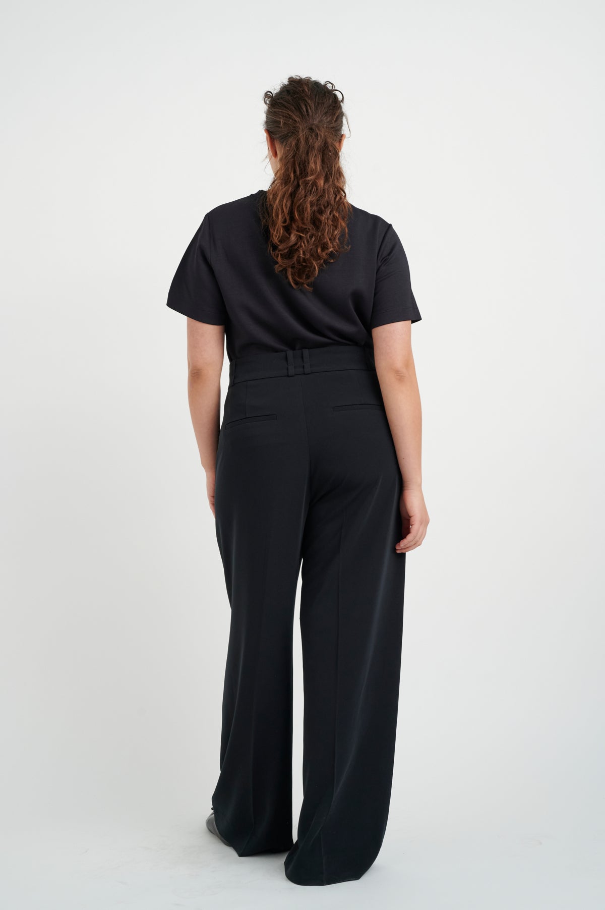 Adian vox wide pants Black