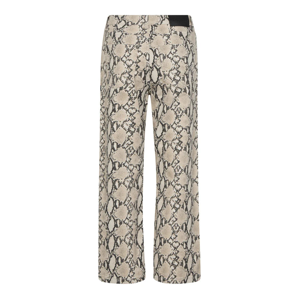 Snake crop pants Bone