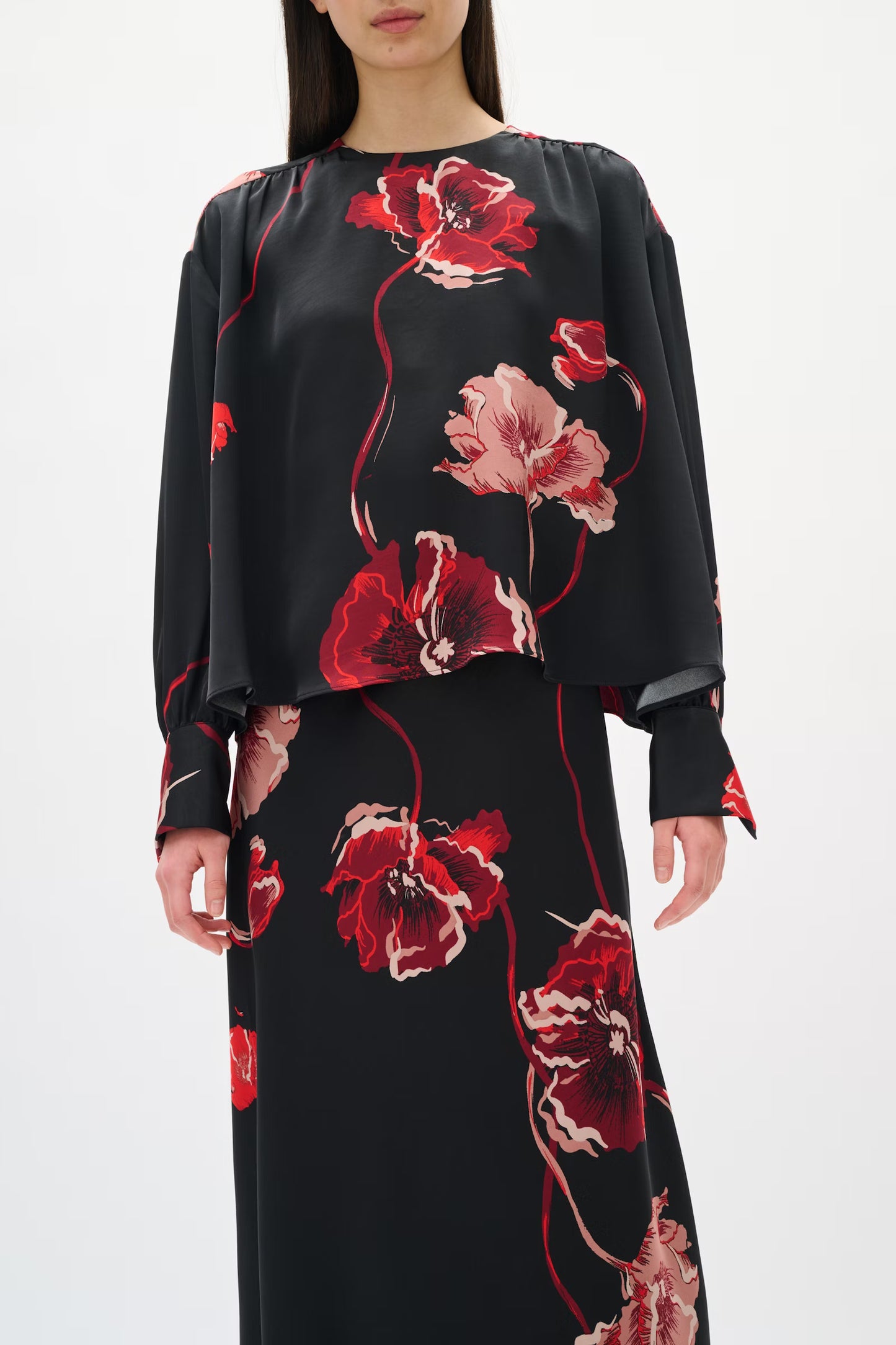 Dawn blouse Black pop