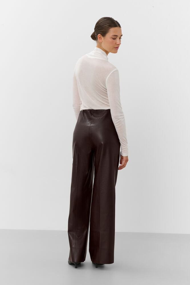 Kaylee wide long pants Chocolate torte