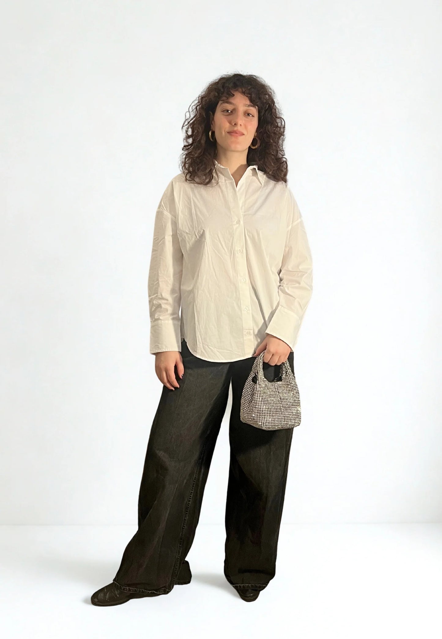 Merry rhinestones bag Silver