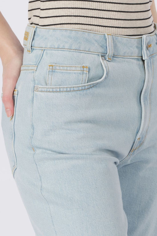 Kate-Alice HW straight jeans Sky blue jeans