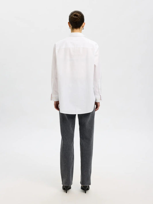Ester LS oversize shirt NOOS Bright white