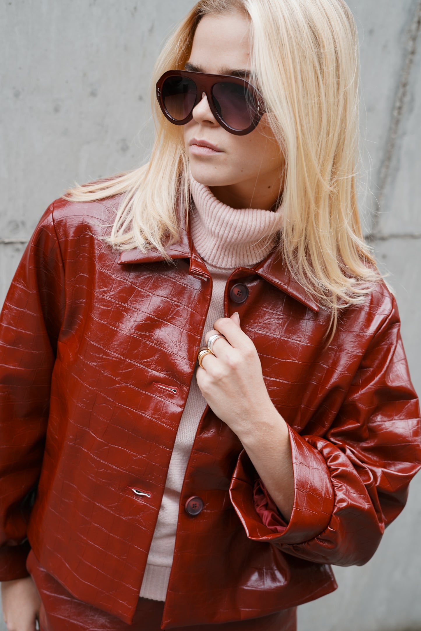 Coquet jacket Bordeaux