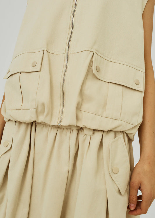 Camins waistcoat Ivory