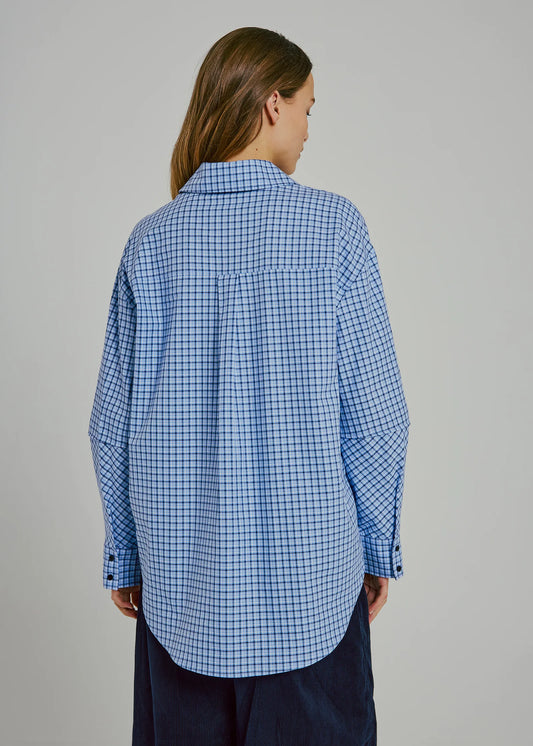Cinnamon shirt Blue check