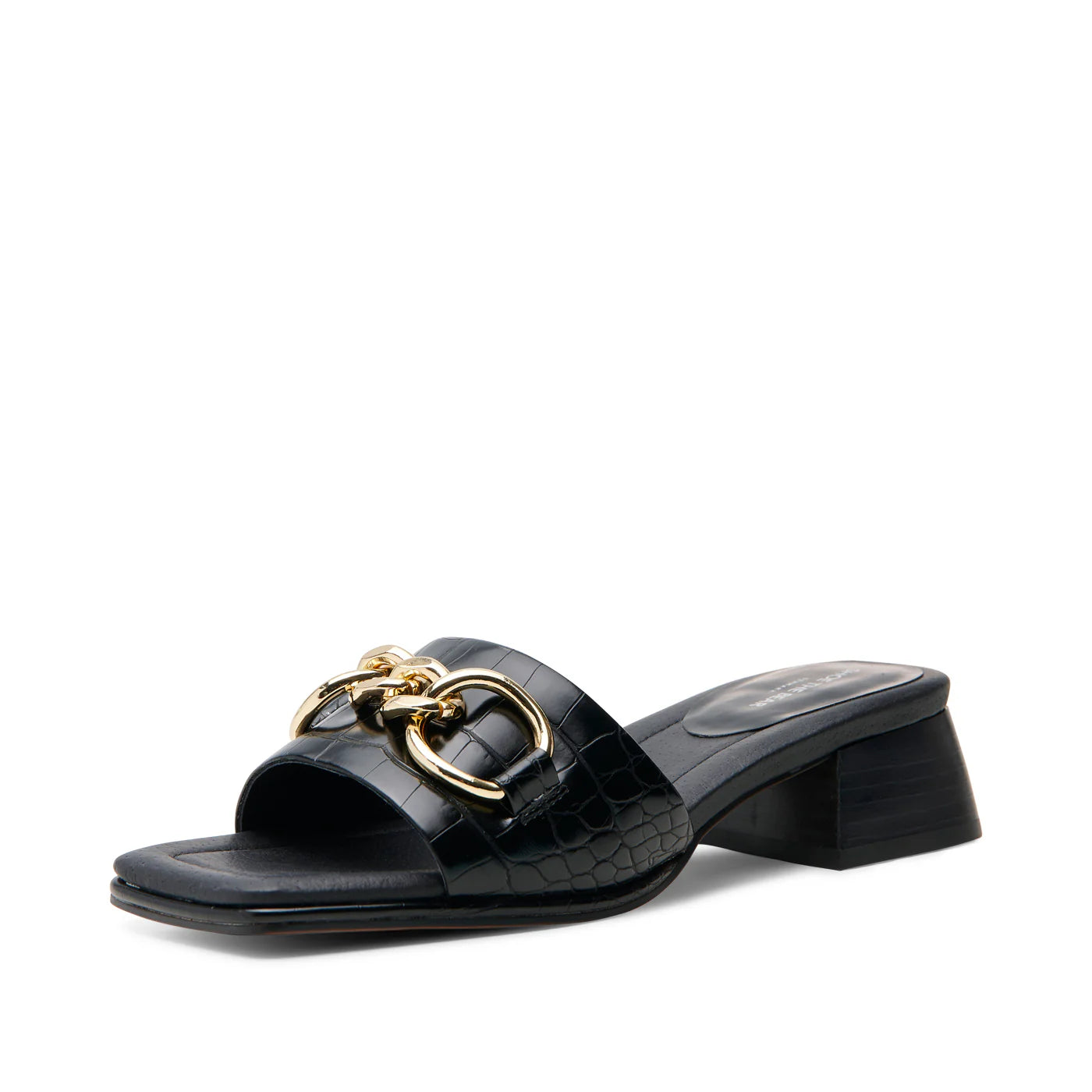 Colette trim mule Black