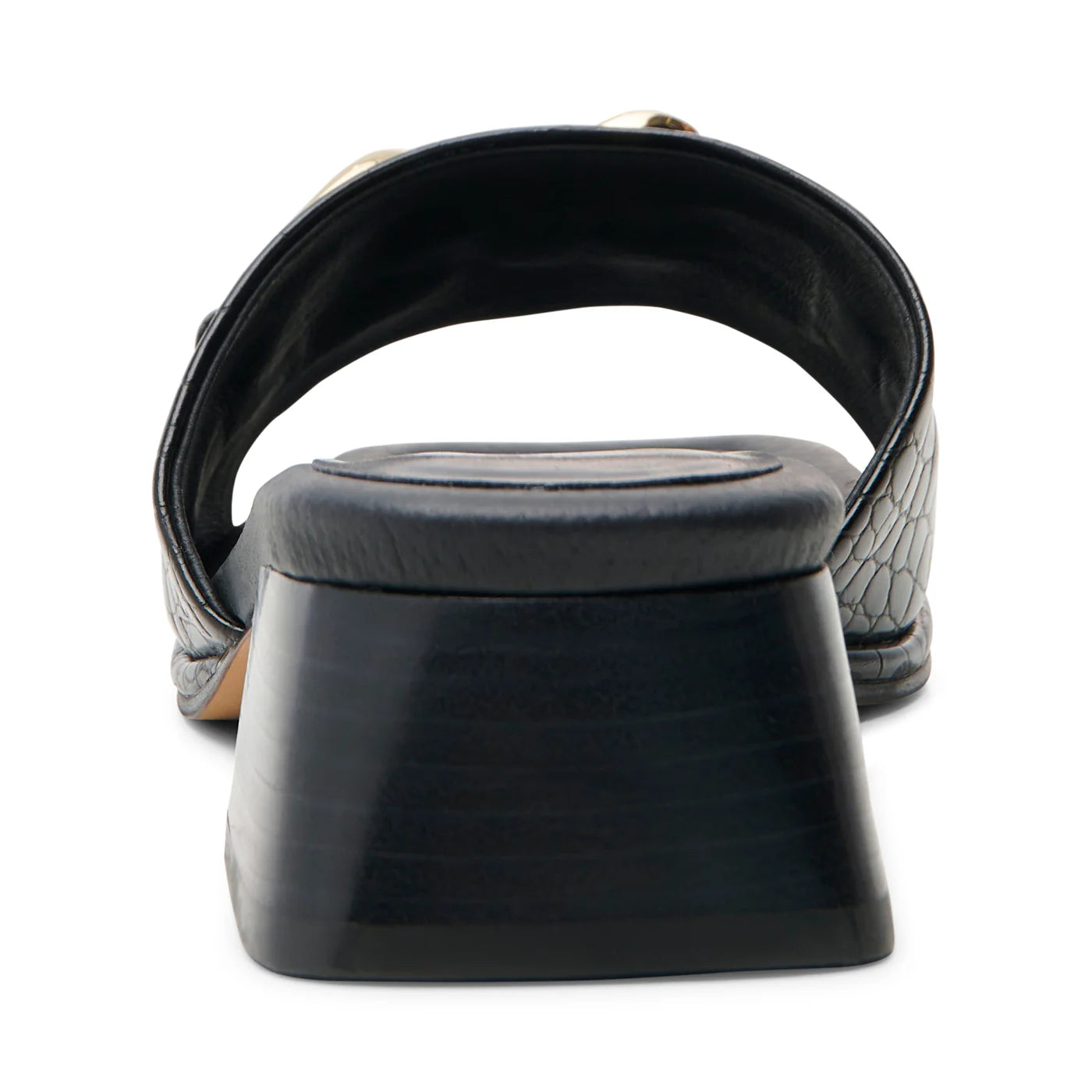 Colette trim mule Black