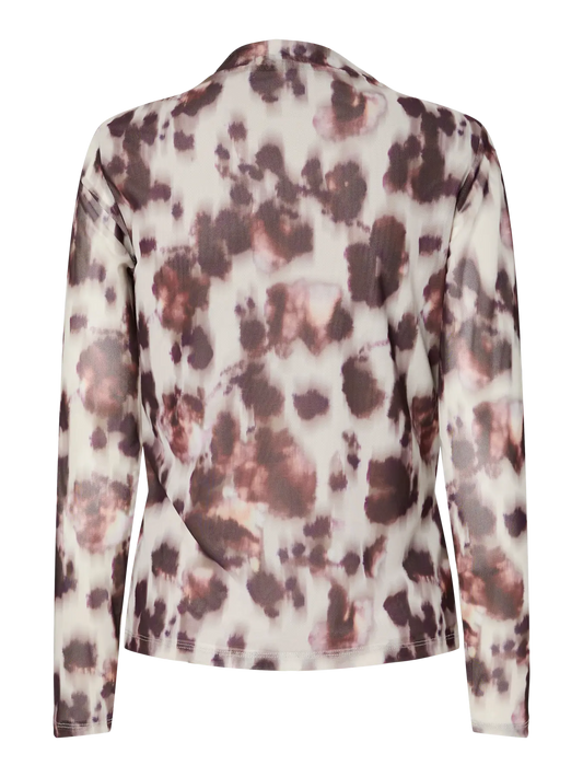 Flori LS top Moonlight print