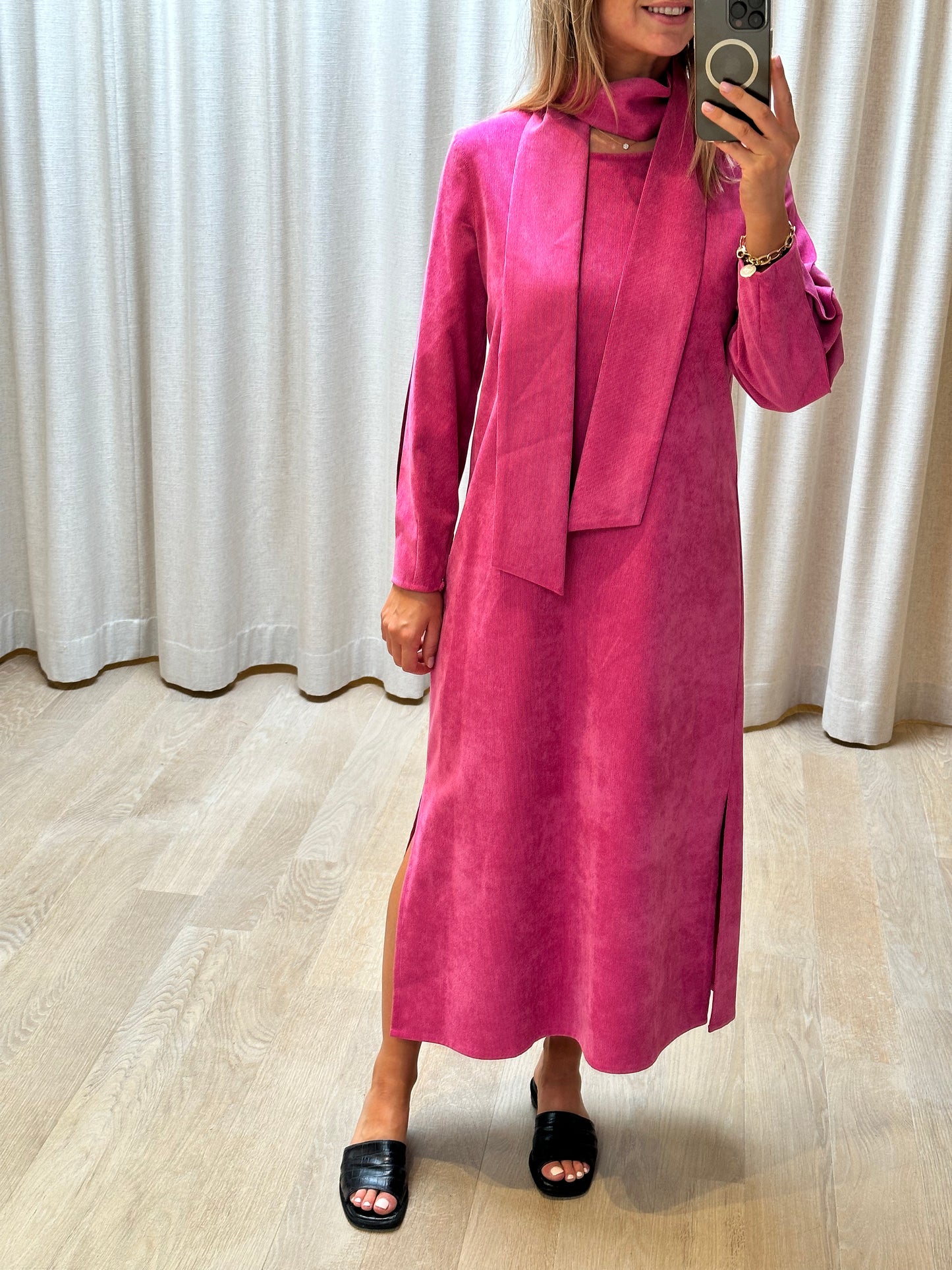 Vero Dress Corduroy Pink