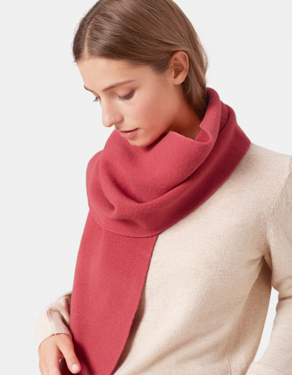 Merino Wool Scarf Green