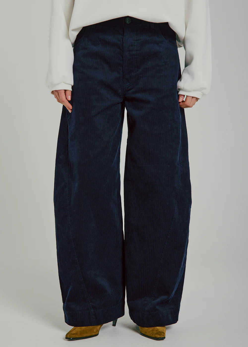 Casandra corduroy pants Navy