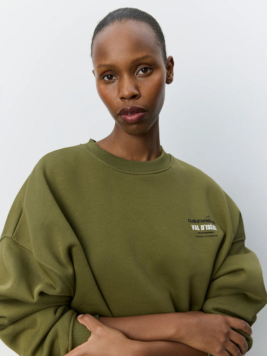 Paro oversize sweatshirt Olive green
