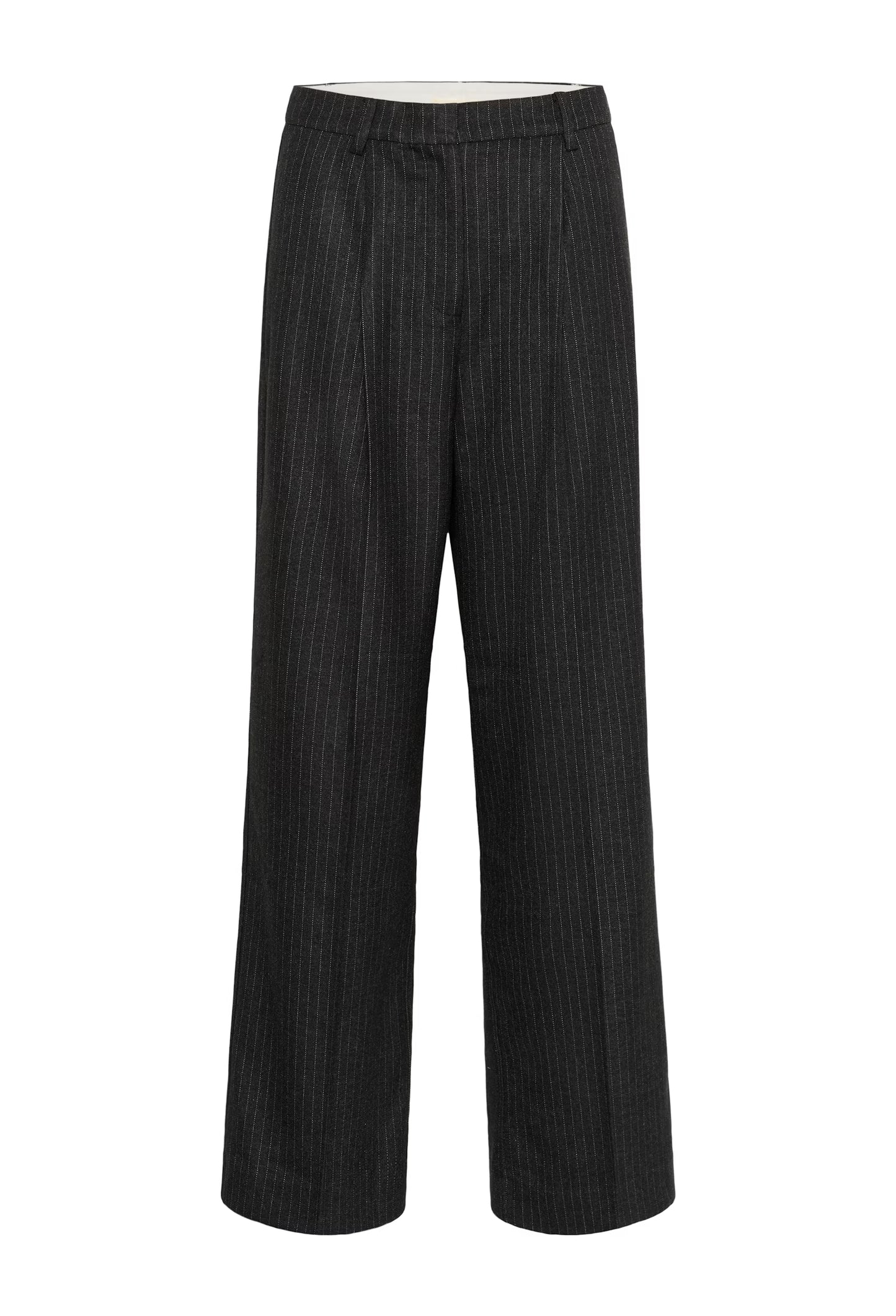 Malodi pants Grey melange pin stripe