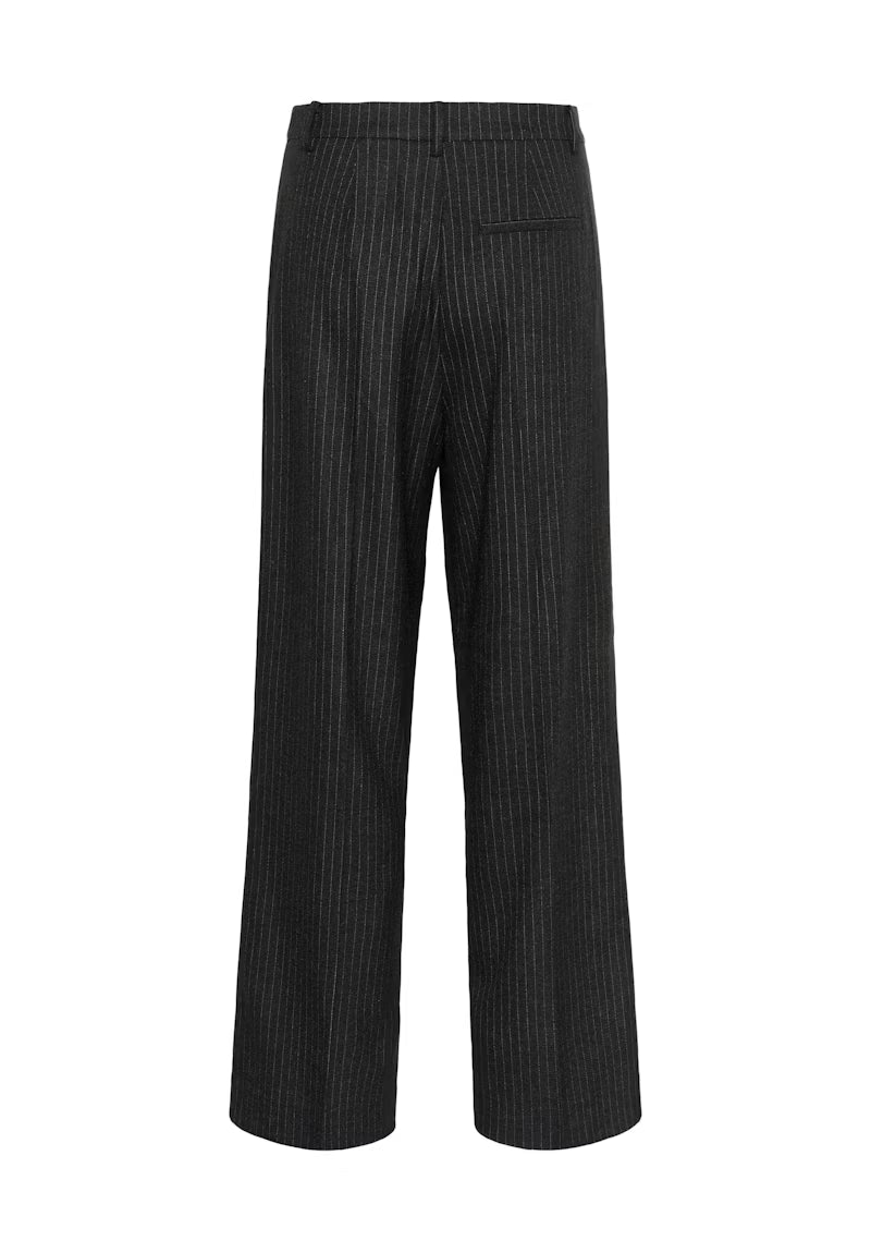 Malodi pants Grey melange pin stripe