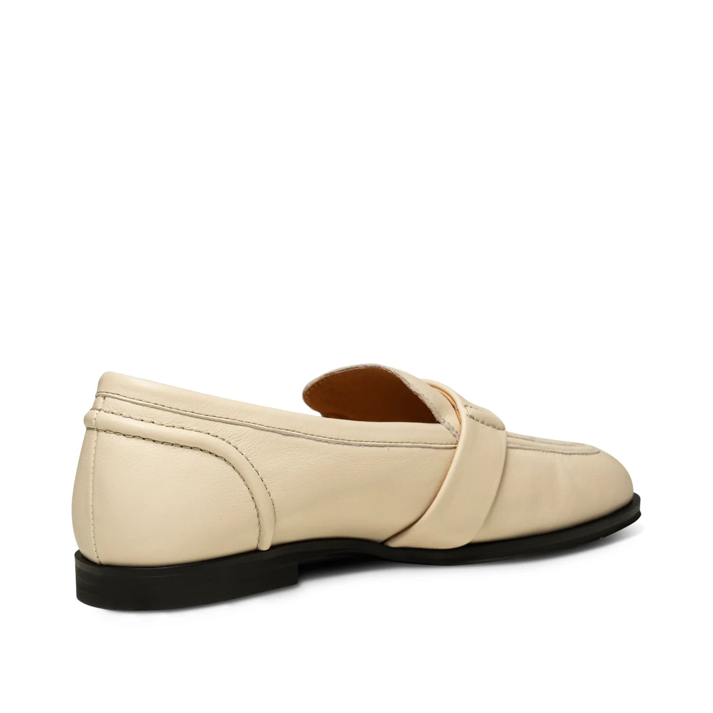 Loafer leather Off white