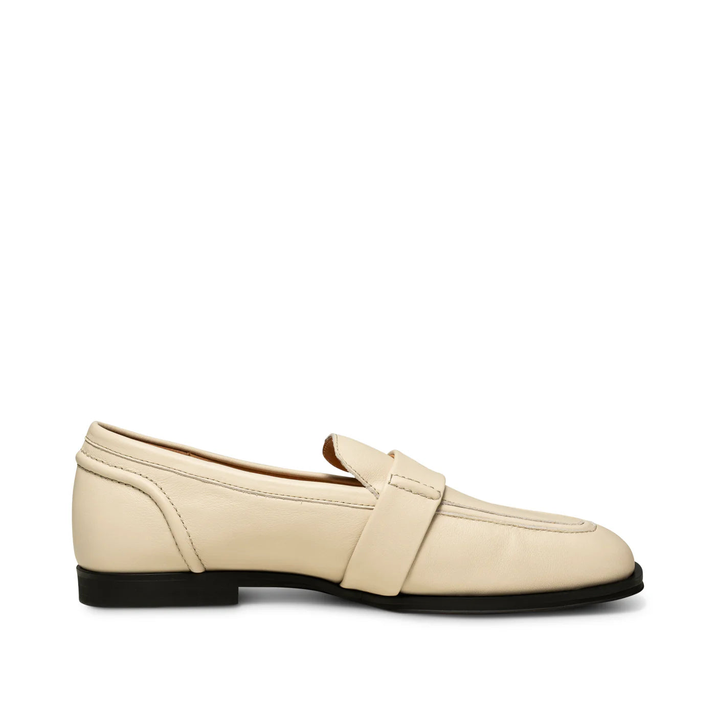 Loafer leather Off white