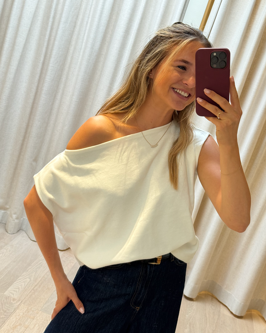 Off Shoulder Top White
