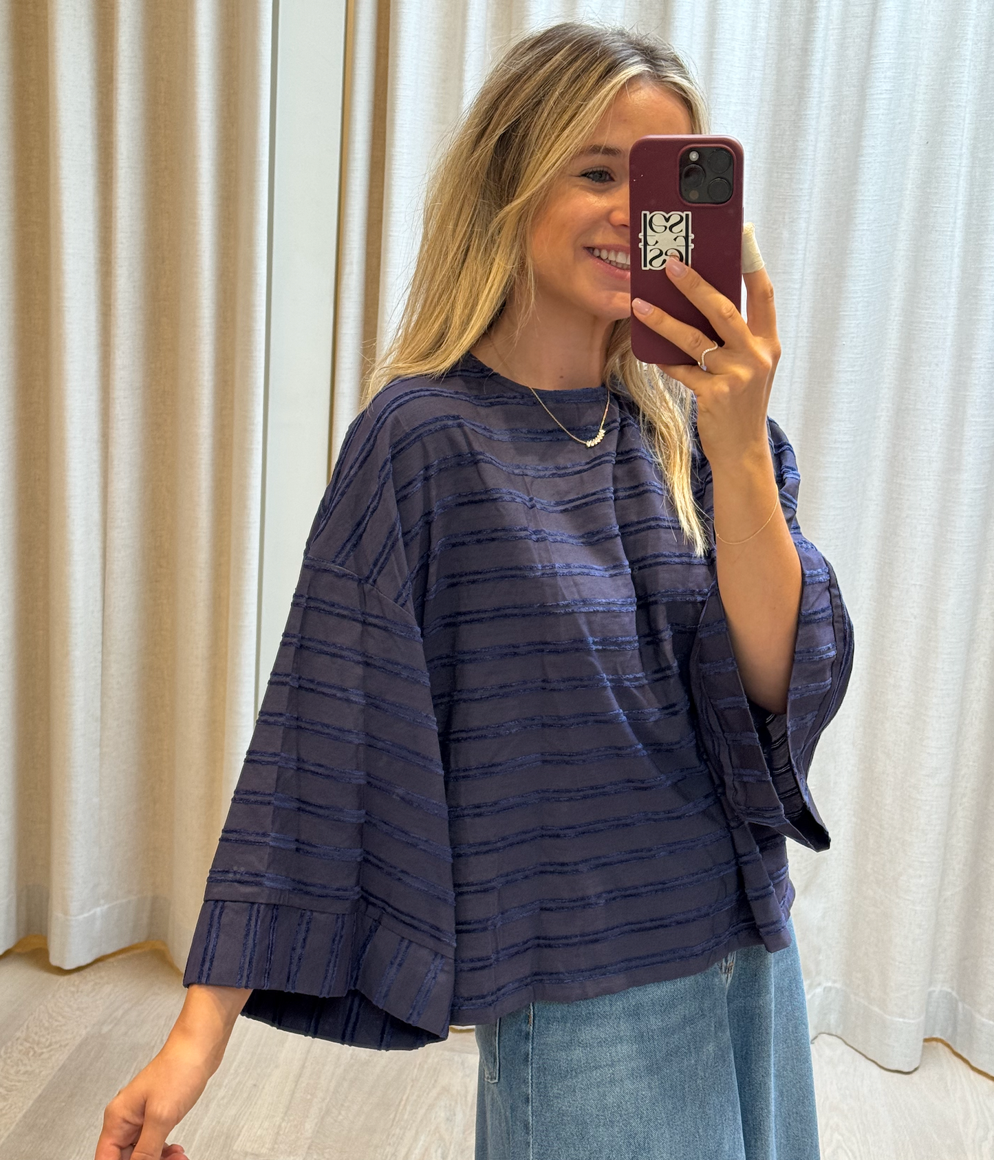 Top Claire Navy