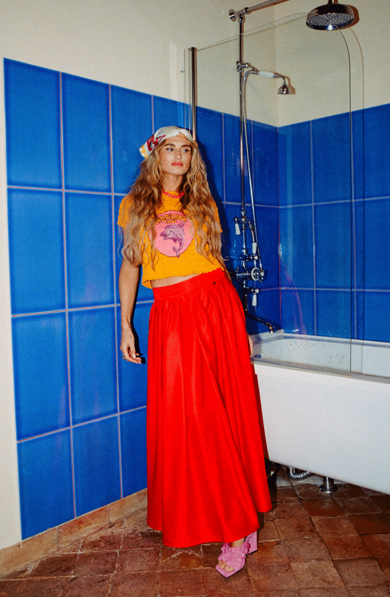 Tessa skirt Hot lips