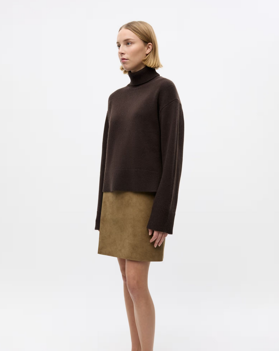 Elise LS knit Chocolate torte