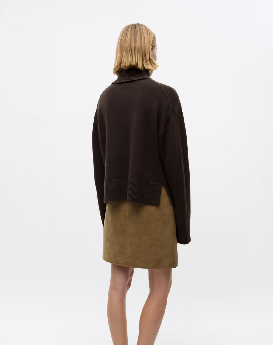 Elise LS knit Chocolate torte