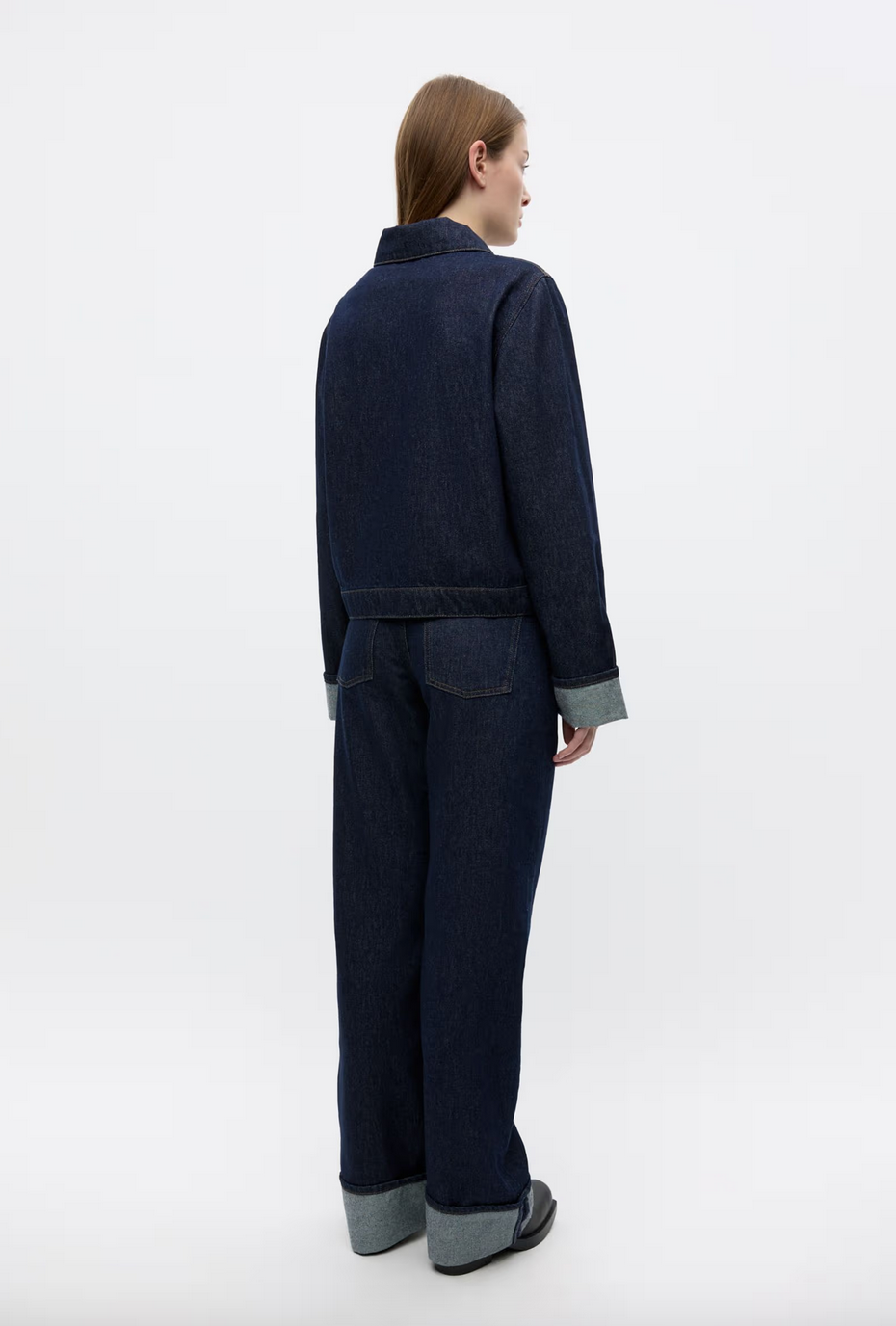 Buffalo jacket Dark blue rinse