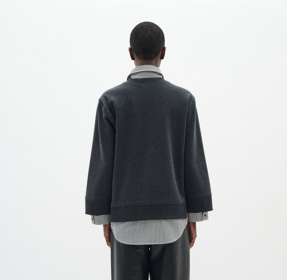Natalja Sweatshirt Grey Stripe