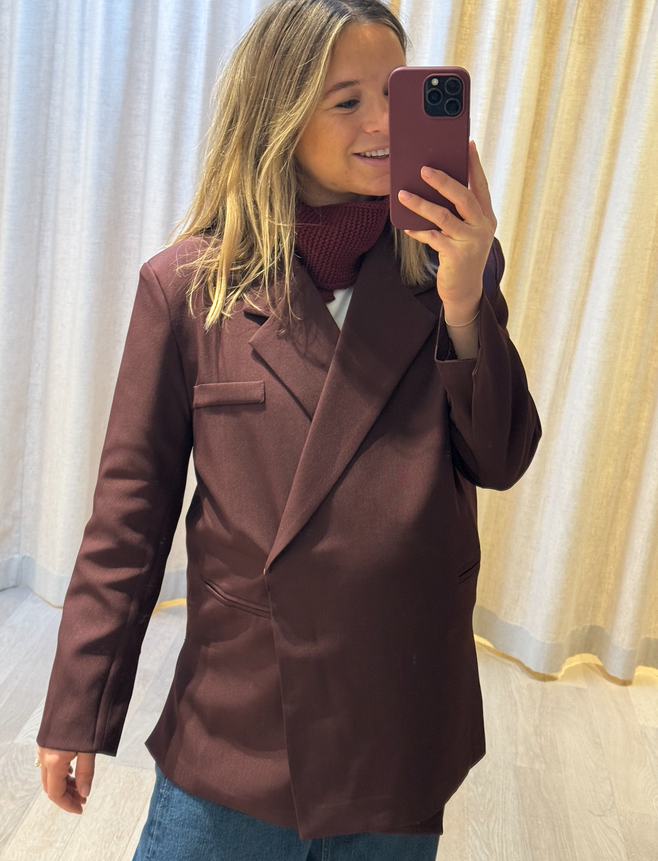 Blazer Billy Burgundy