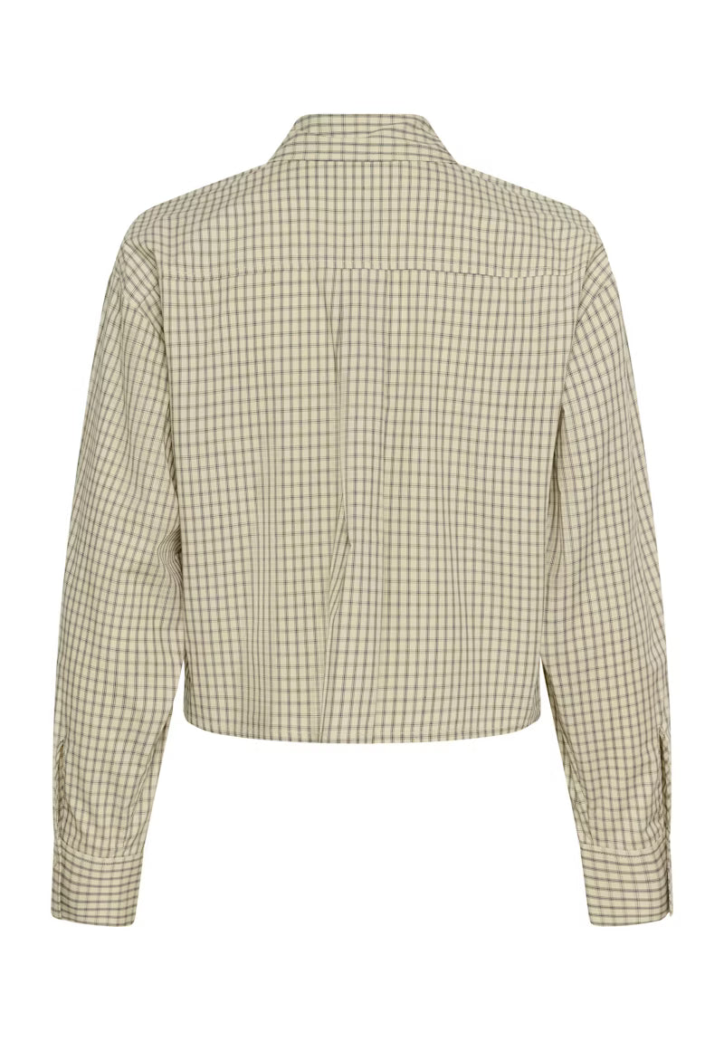 Sivah shirt LS Parchment check