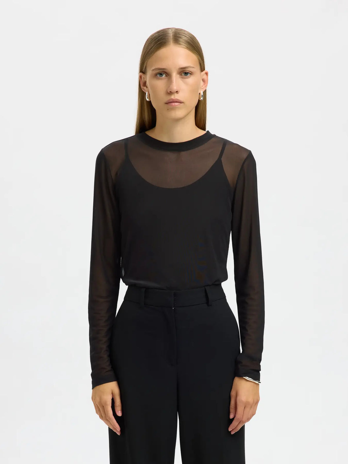 Olga LS top Black