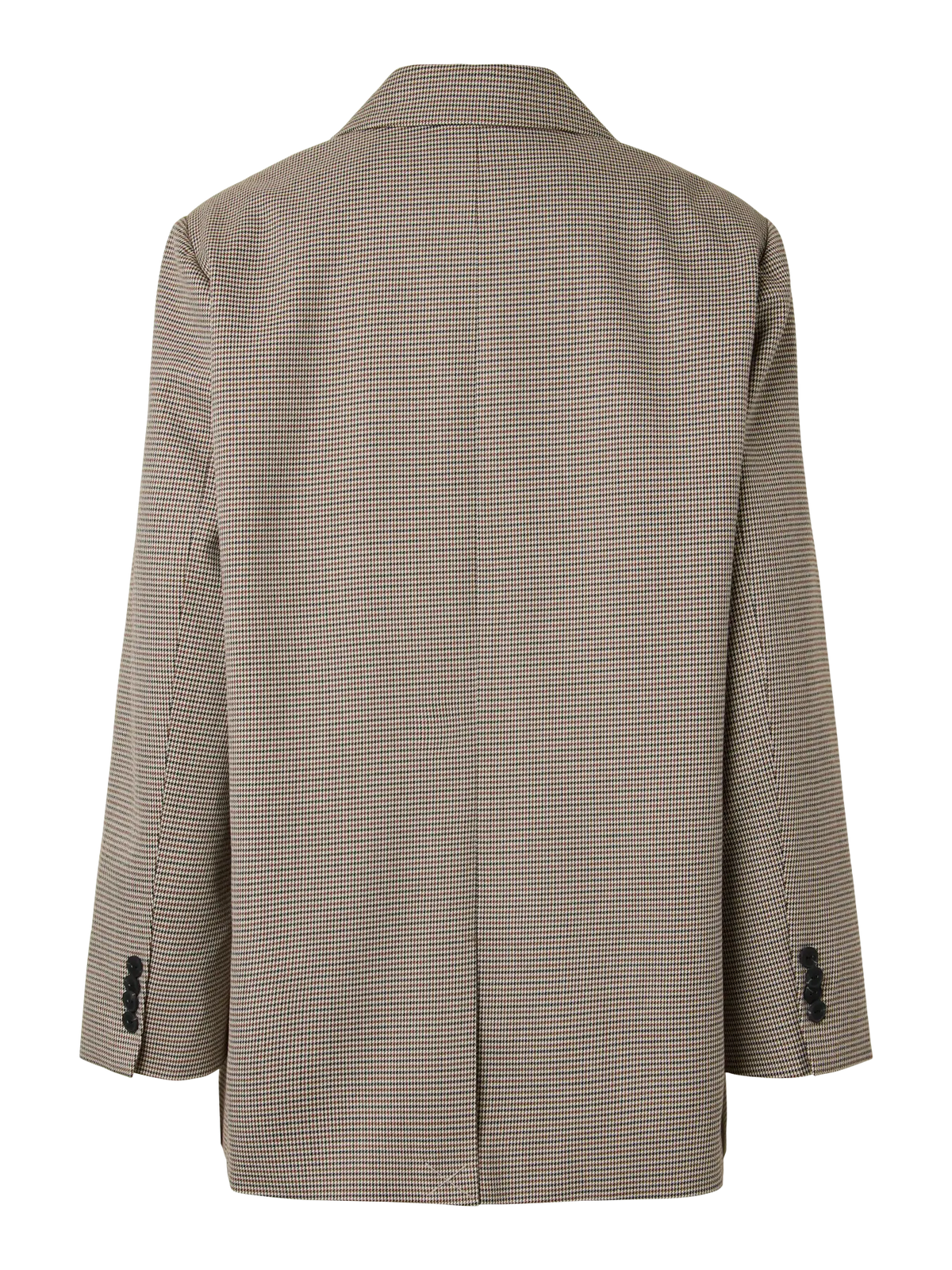 Chekka LS oversize blazer Black checks