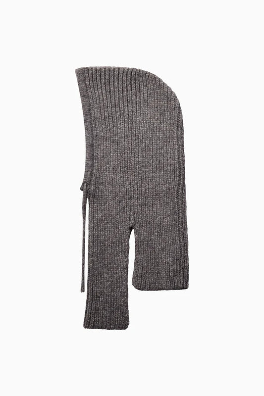 Halley Balaclava knit Mid grey