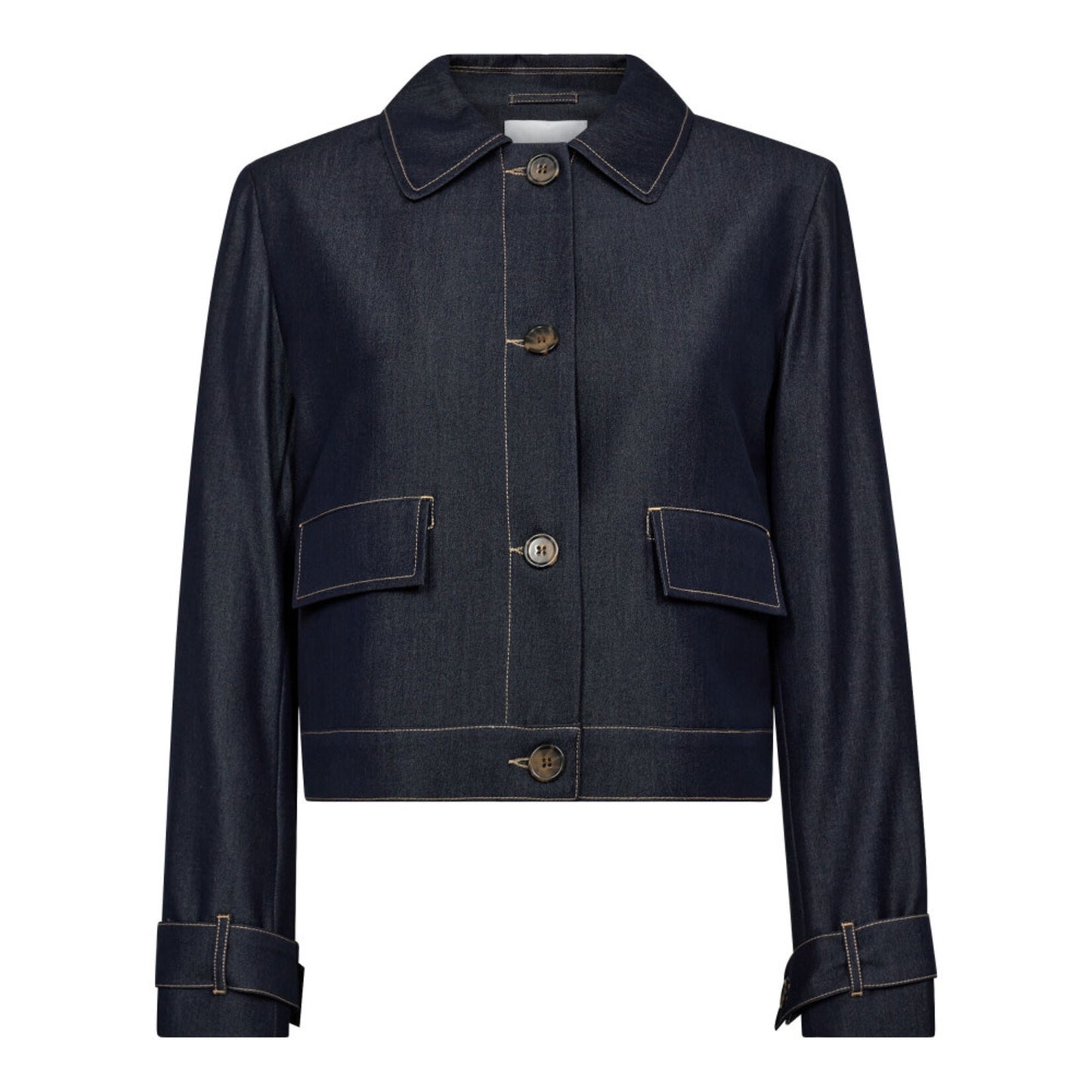 Terry denim jacket Dark denim