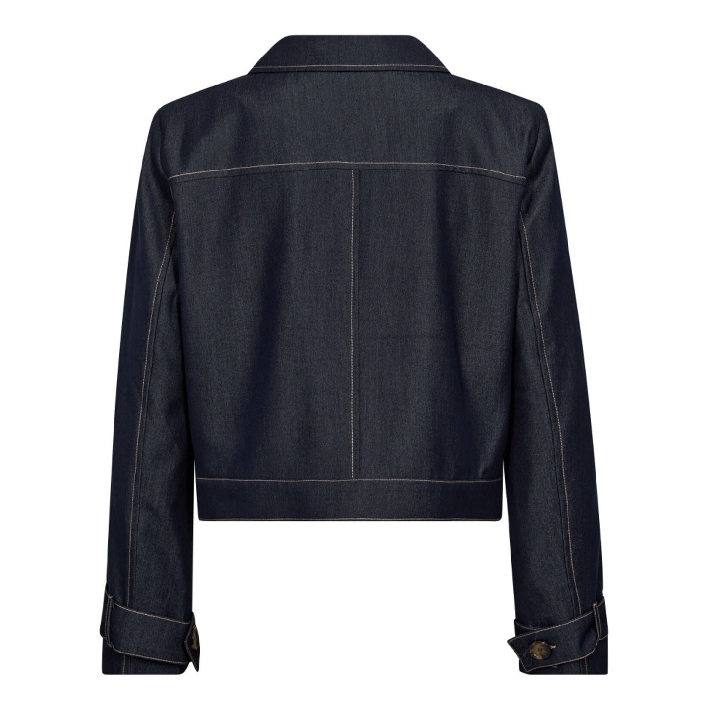 Terry denim jacket Dark denim