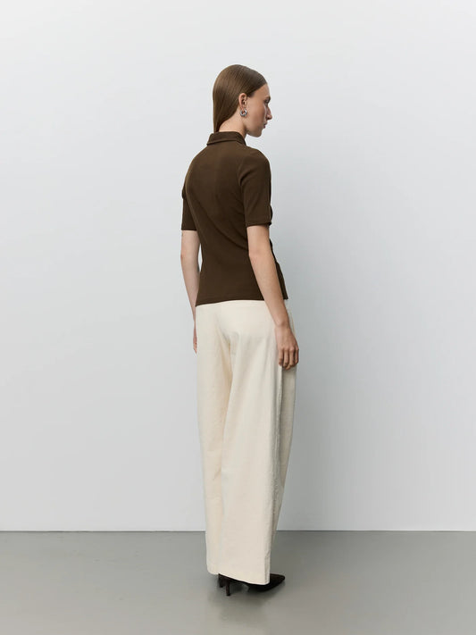 Corlie corduroy trousers Off white