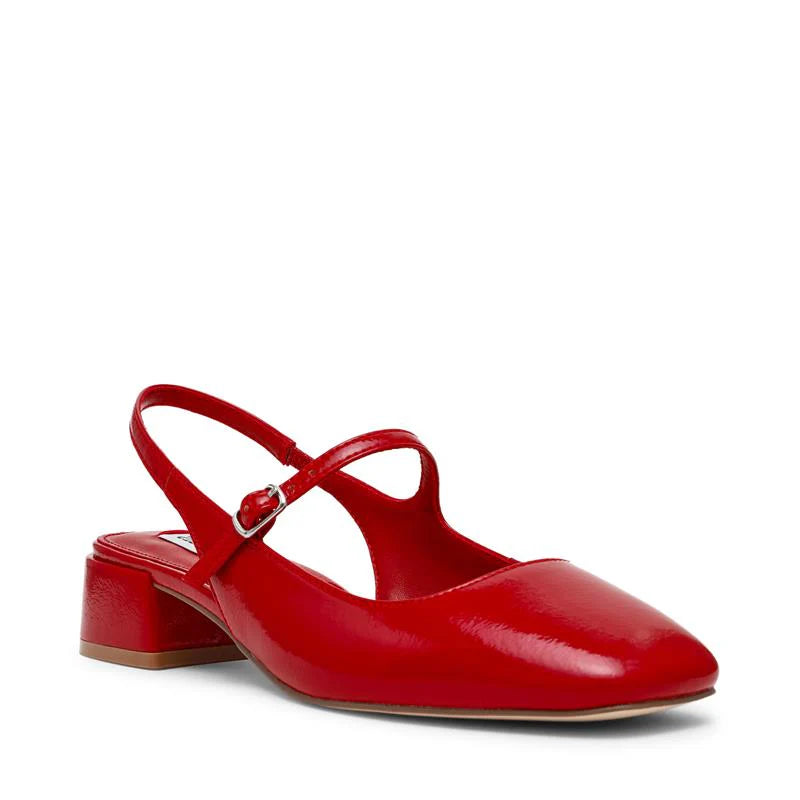 Marjorie slingback Cherry red