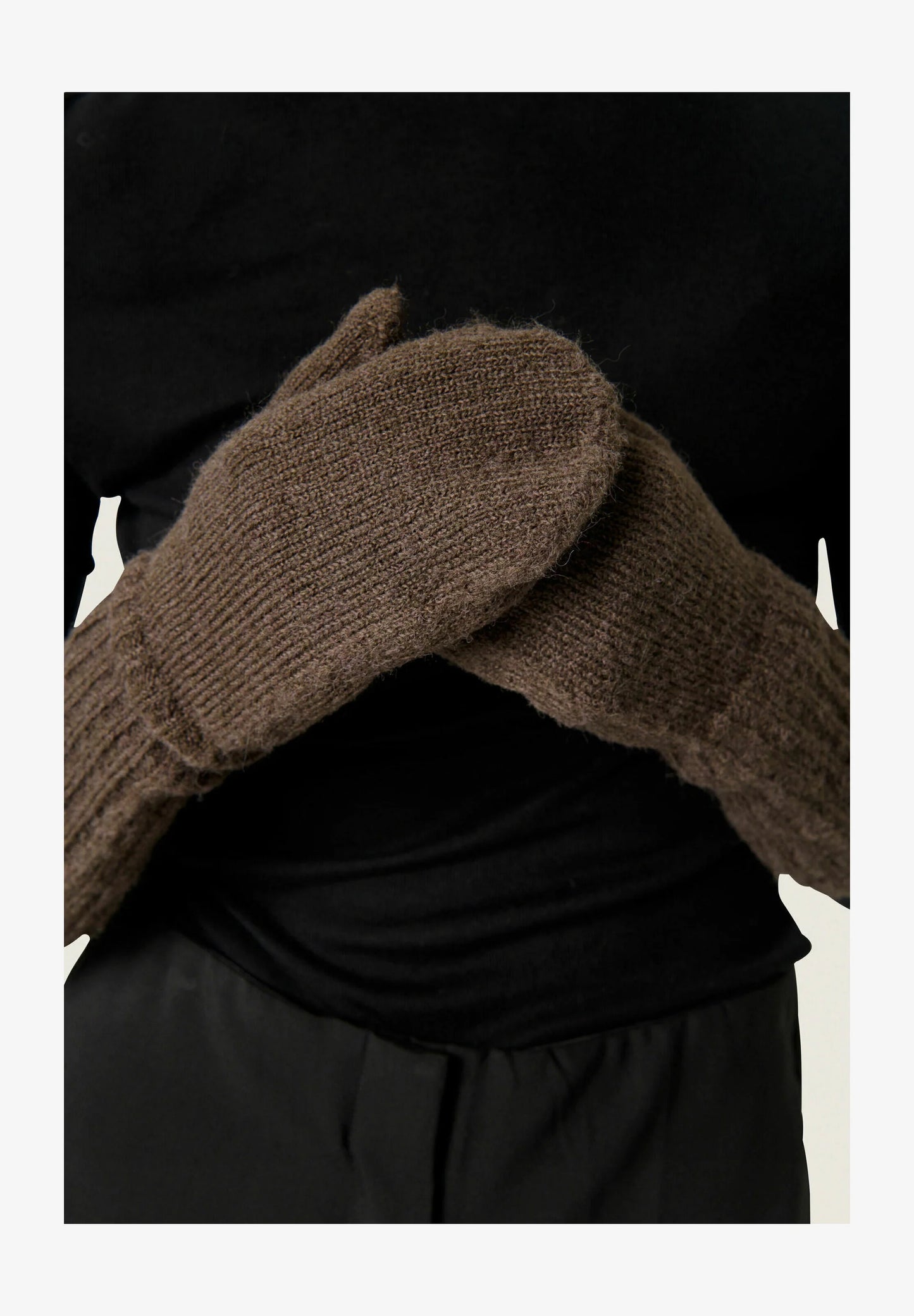 Anaye mittens Morel melange