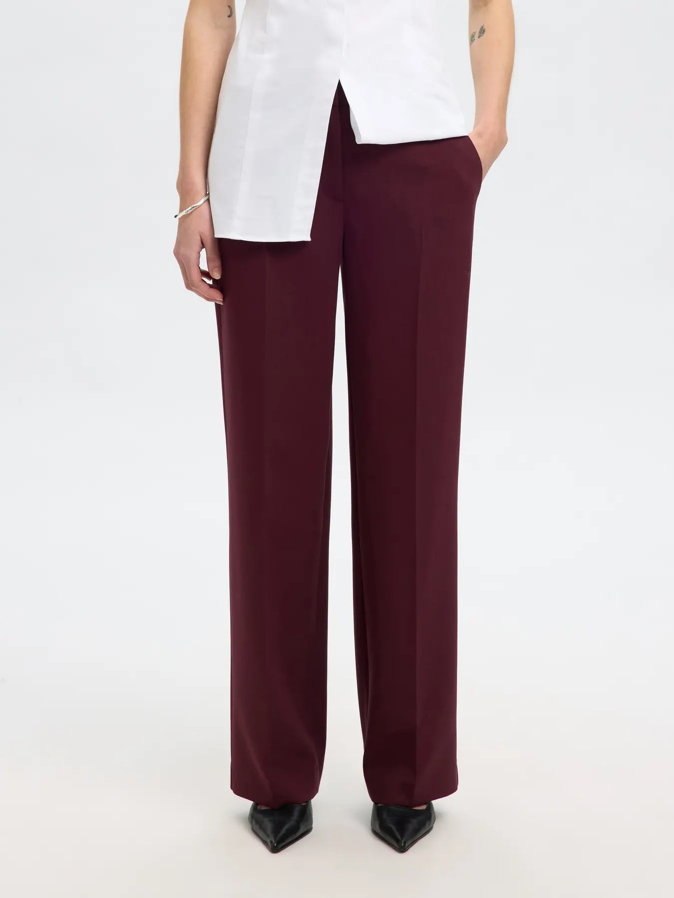 Rita mw wide pants mel Fig