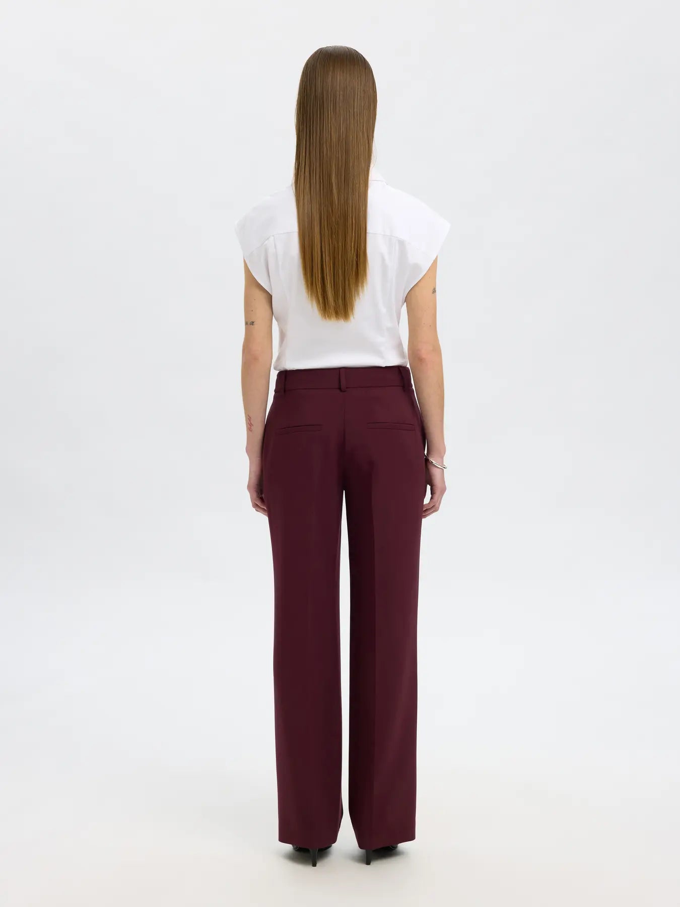 Rita mw wide pants mel Fig