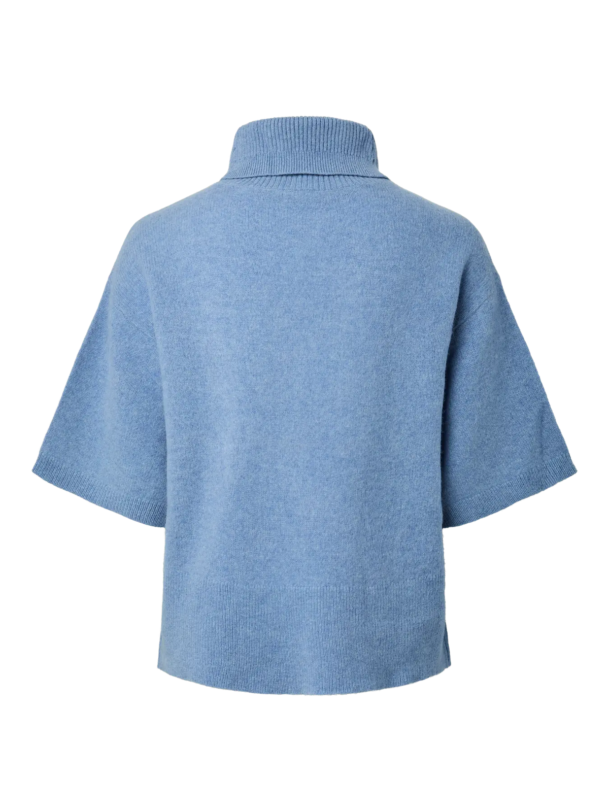 Emila 2/4 wool knit pullover Windward blue