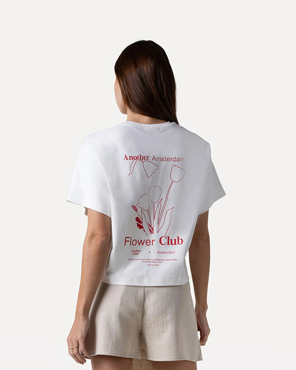 Gina Flower T-shirt Off White